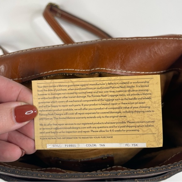 Patricia Nash Molina Convertible Satchel - Picture 14 of 16